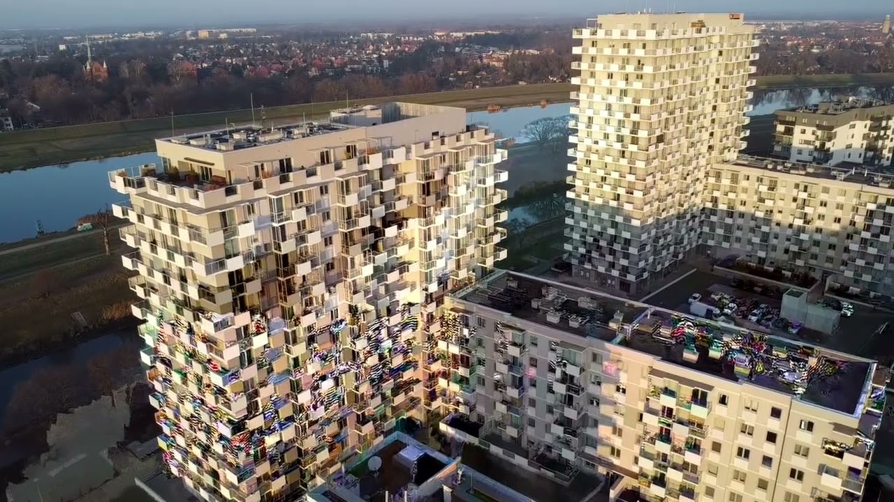 WROCŁAW  -  MOST TRZEBNICKI DZIELNICA KARŁOWICE 