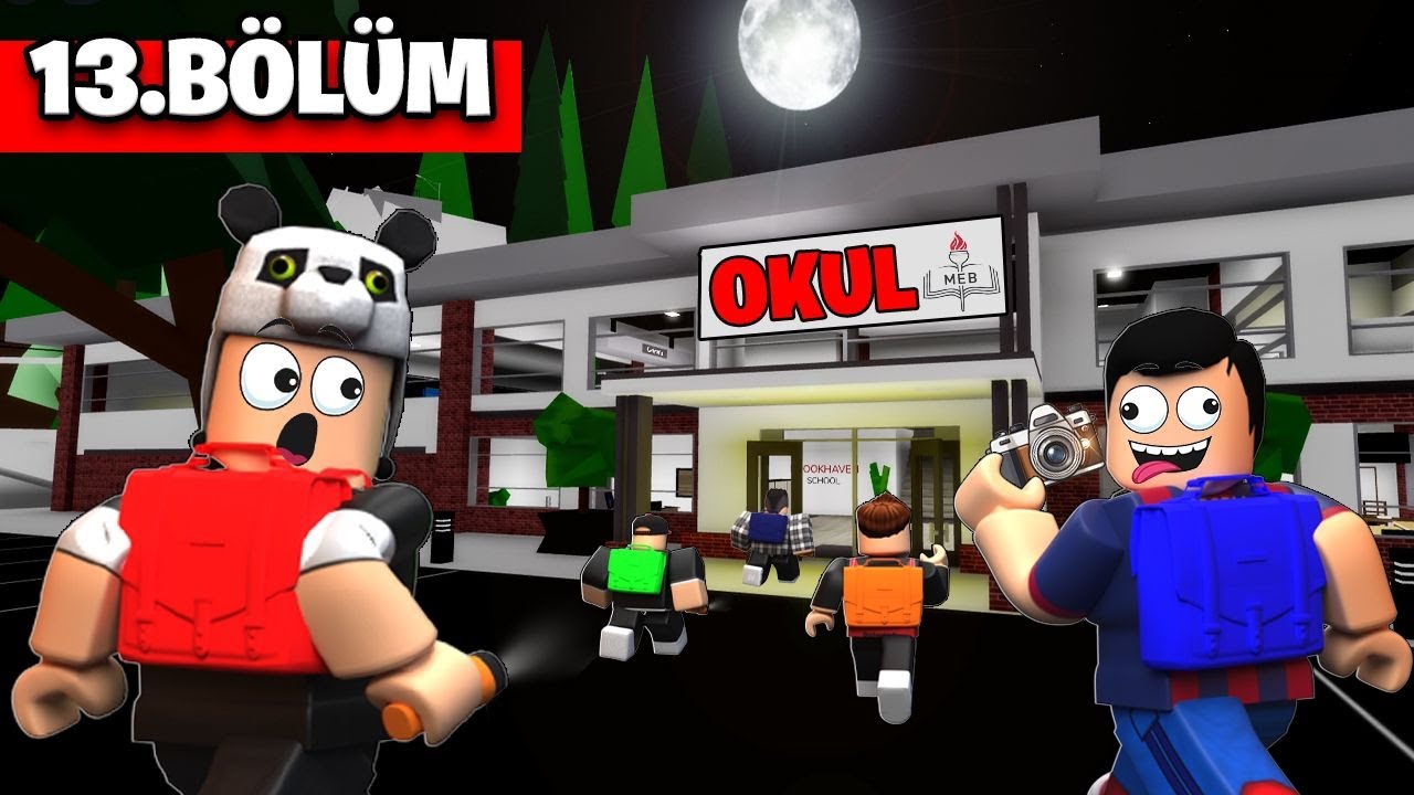 Gece Gizlice Okulda Kalıyoruz...Yaramaz Kardeşler Maceraları 13. Bölüm! - ROBLOX BROOKHAVEN (Hikaye)