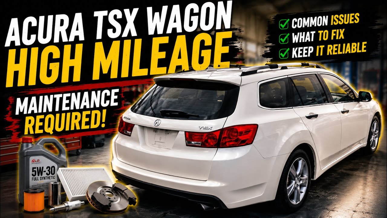Как спасти мой Acura TSX Wagon с большим пробегом — базовое техническое обслуживание • Прекратите...