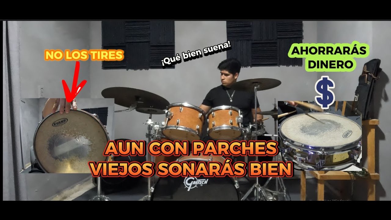 Afina tu tarola vieja así y hazla sonar increíble🔥