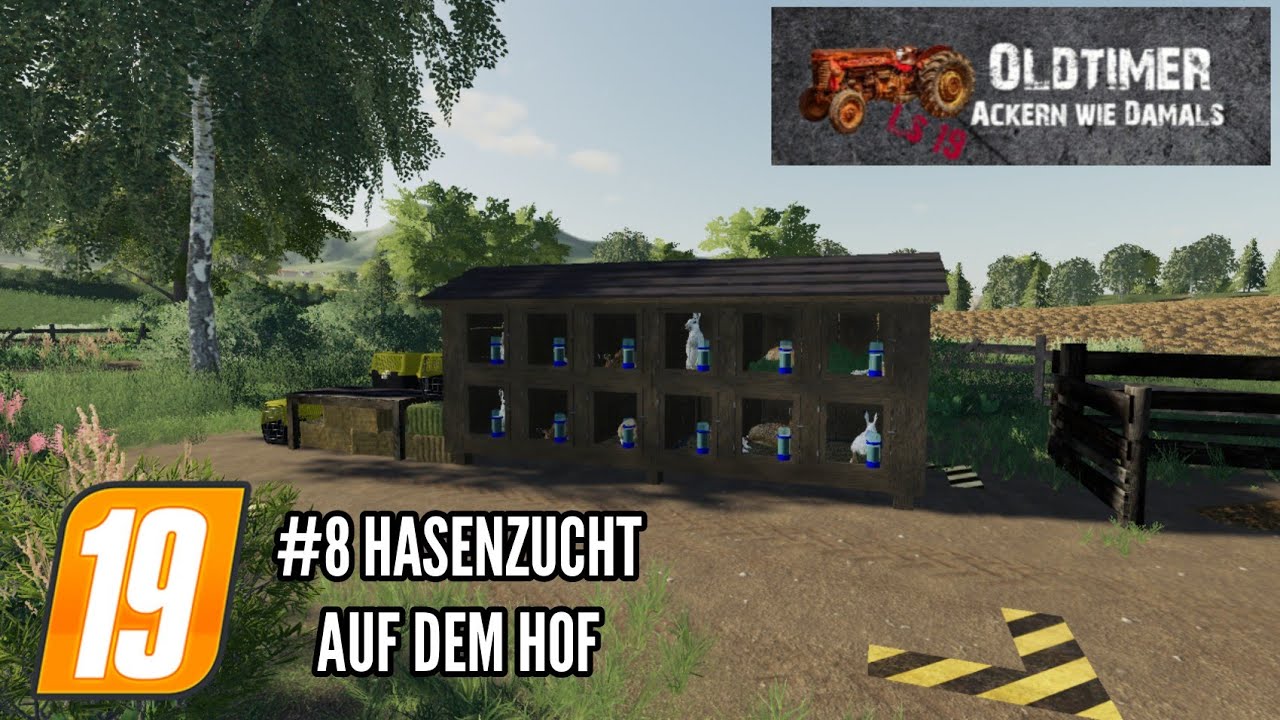 LS19 Oldtimer #8: Hasenzucht auf dem Hof