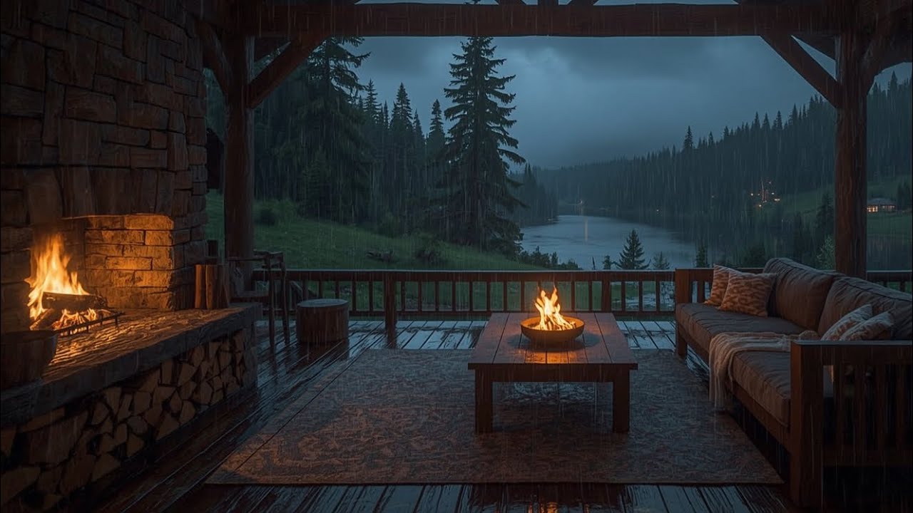 Can’t Sleep? Give Me 10 Minutes – 💤😴Let This Rain Calm Your Mind Gentle Rain & Distant Thunder