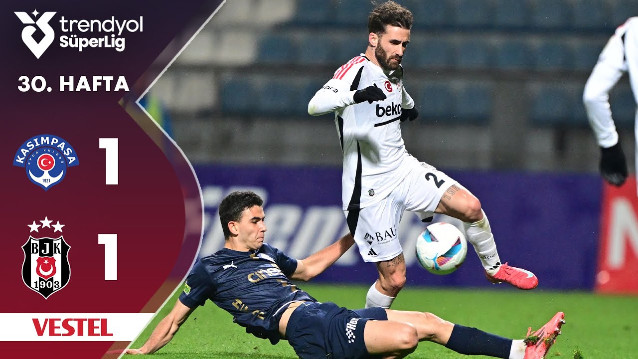 Vestel | Kasımpaşa (1-1) Beşiktaş - Highlights/Özet | Trendyol Süper Lig - 2024/25