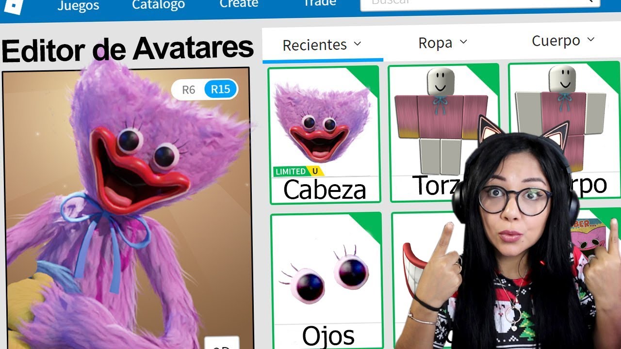 Creamos el Perfil de KISSY MISSY (POPPY PLAYTIME) | Kori Roblox