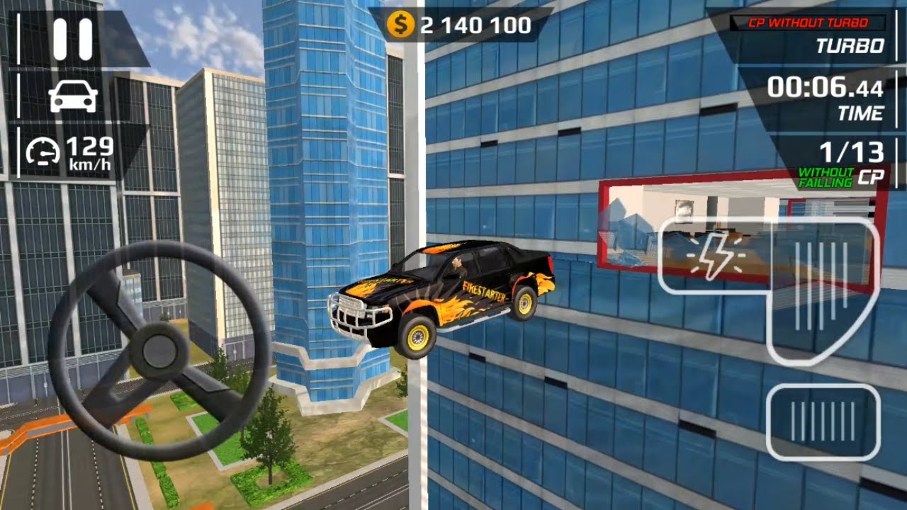 Smash Car Hit - Big Pick Up Truck 4x4 Firestarter - Driving Simulator City Stunts Android Gameplay