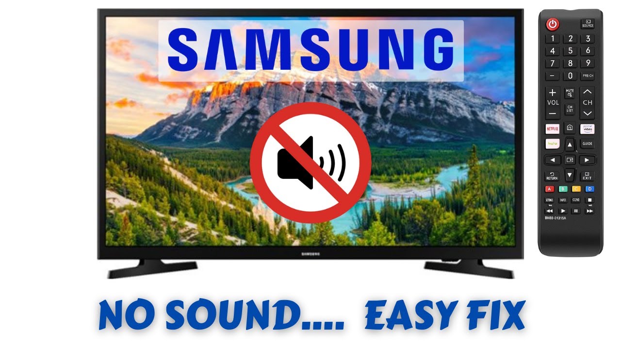 No Sound on Samsung TV - Easy Fix !!
