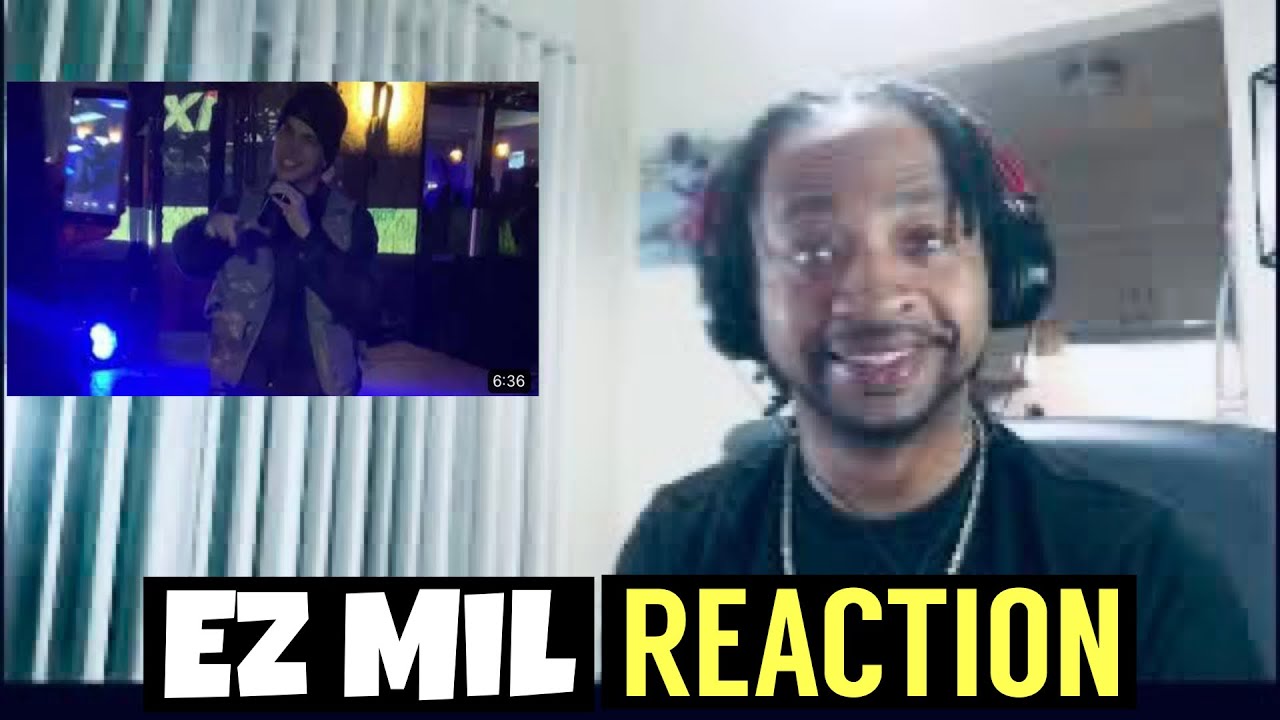 Ez Mil Rapping Live For The First Time #Reaction