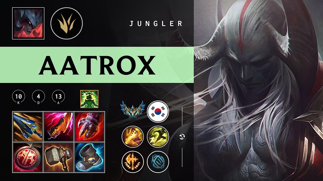 Aatrox Jungle vs Nidalee - KR Challenger Patch 26.05