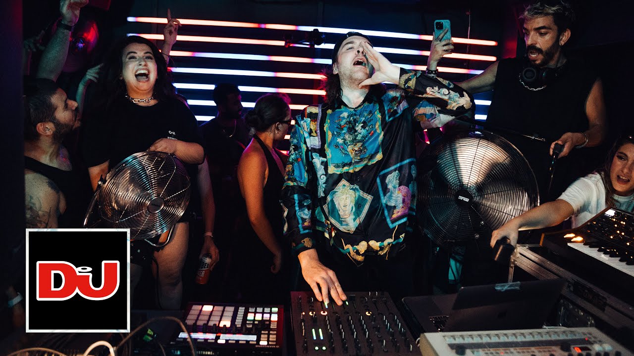 Reinier Zonneveld Live Hard Techno Set At DJ Mag HQ