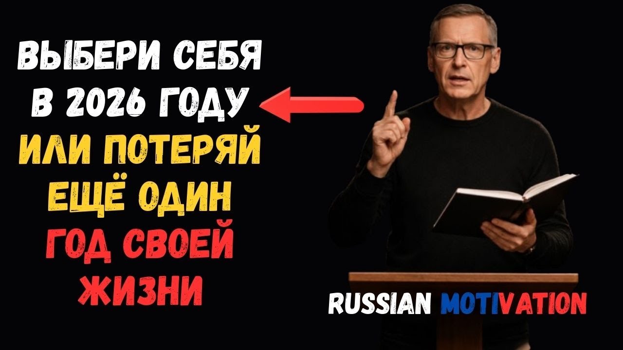 Выбери себя в 2026 году — или потеряй ещё один год своей жизни | Russian Motivation