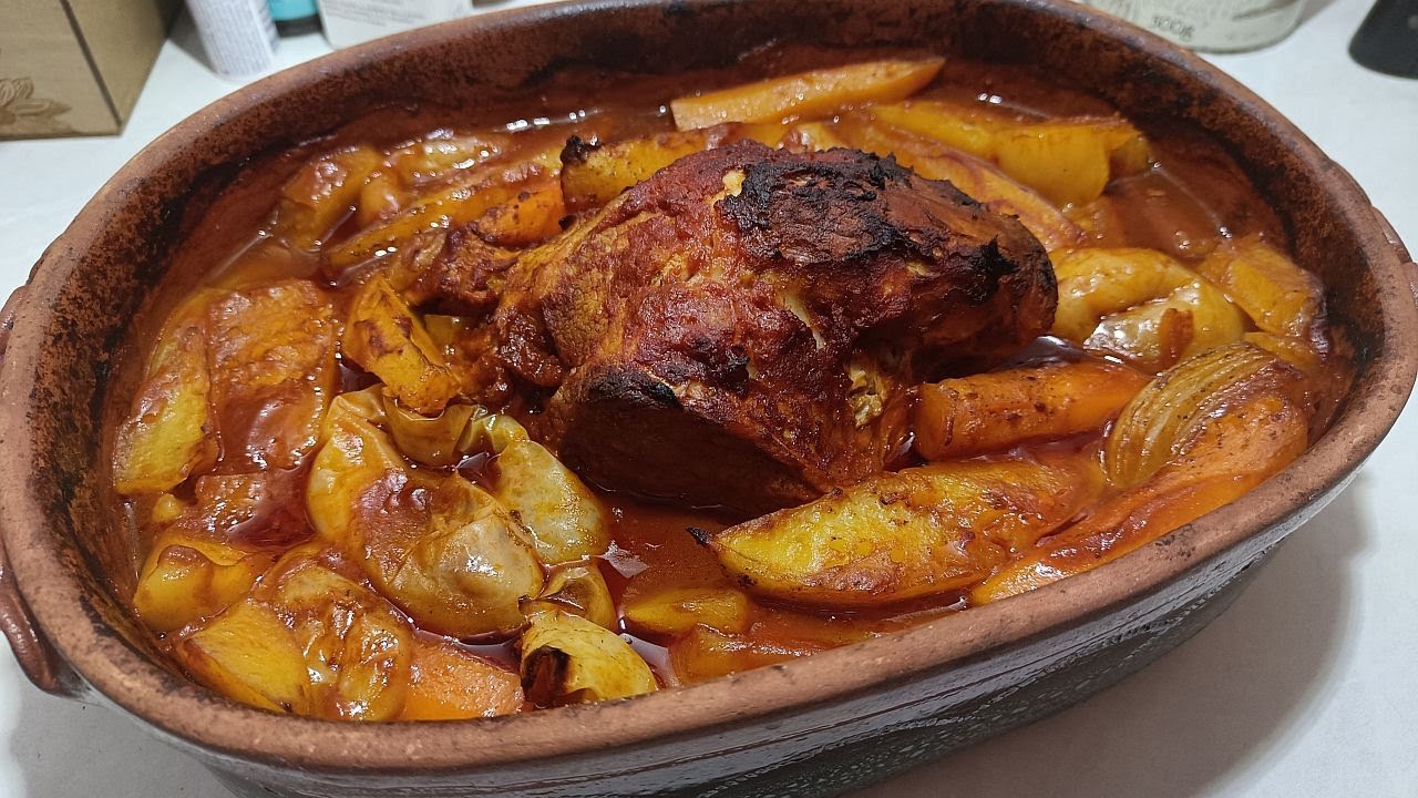 Как приготовить очень сочную и очень вкусную свиную ветчину...
