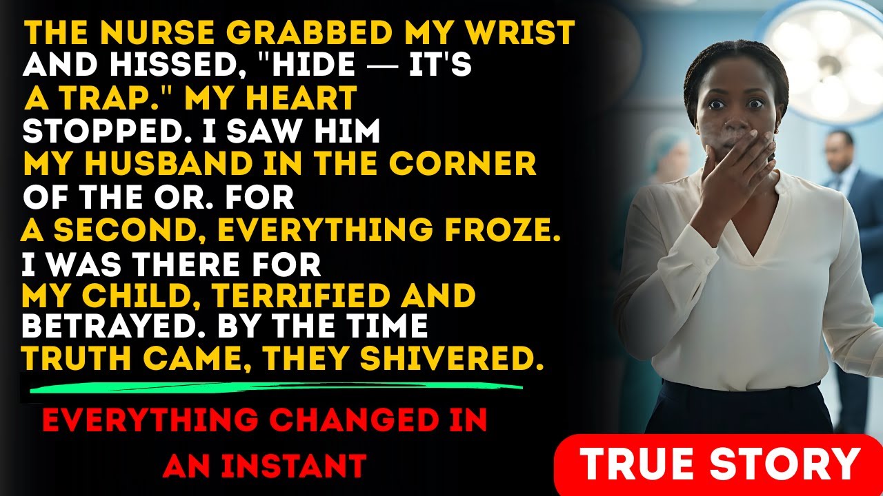 I raced into the operating room. A nurse warned me. Seeing my husband there changed everything.
