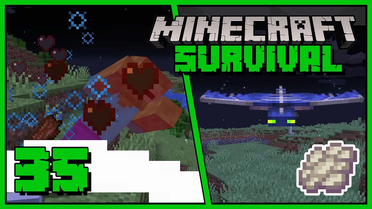 Minecraft 1.20 - nocne polowanie - fantom i błona fantoma (walka w nocy) | Survival i Poradnik #35