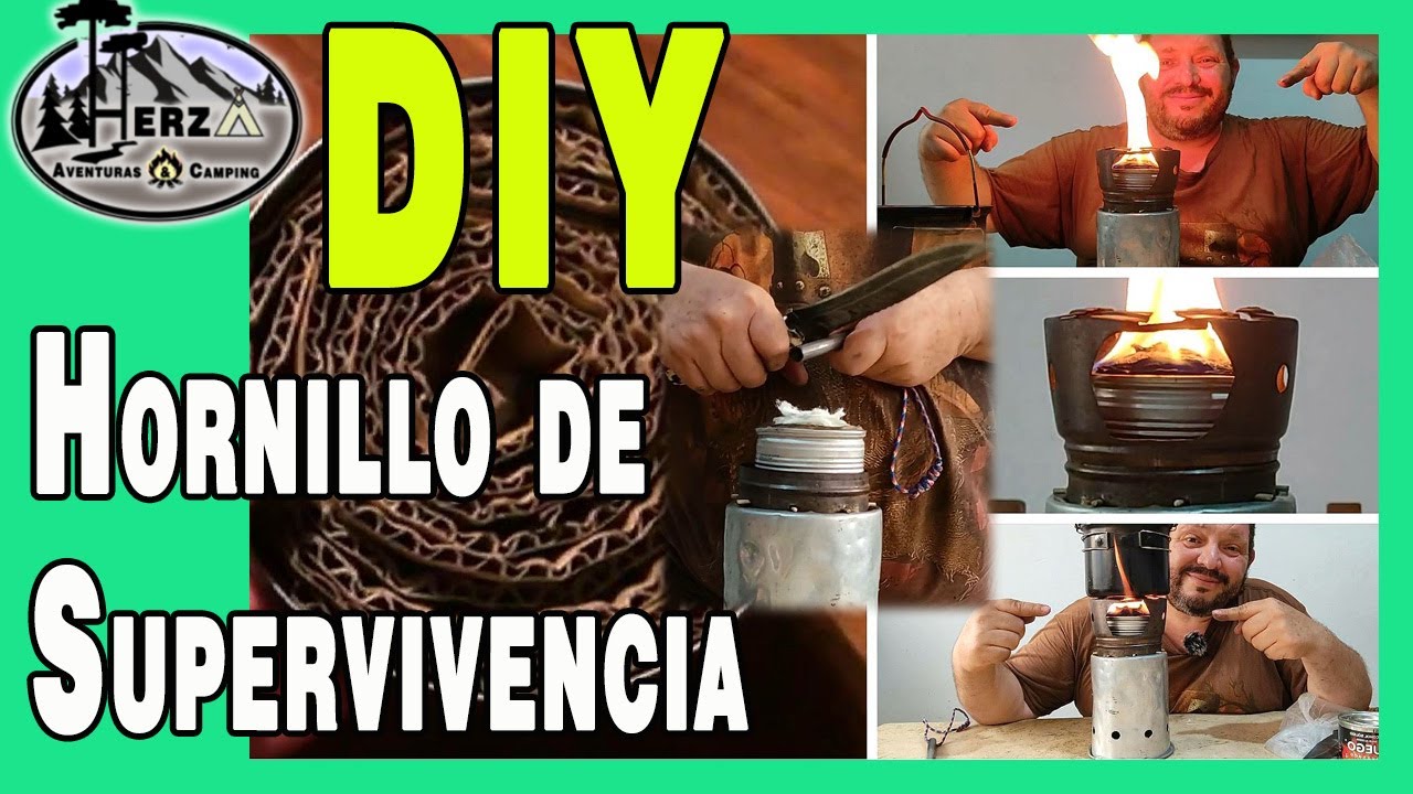 HORNILLO de Supervivencia Casero para Emergencias con carton y parafina