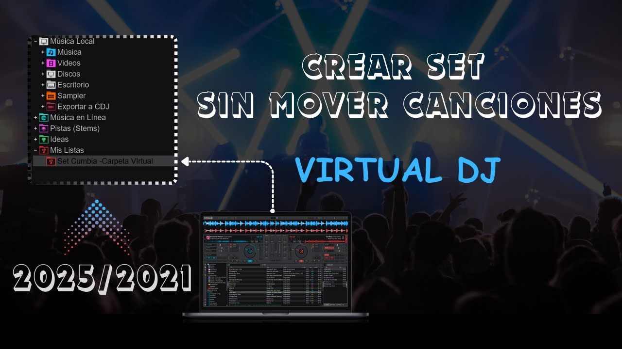 Como Crear Carpeta Virtual  en ( Virtual Dj 2025 /2021)