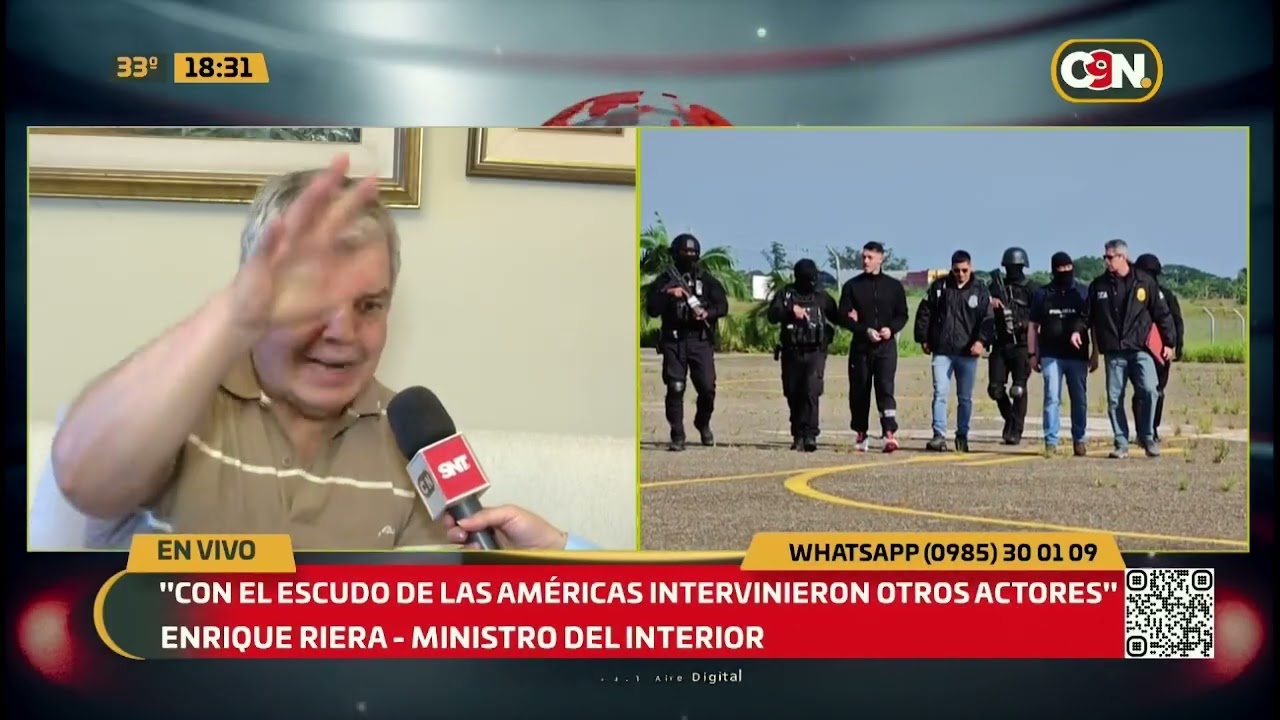 Riera advierte posibles represalias tras captura de Marset