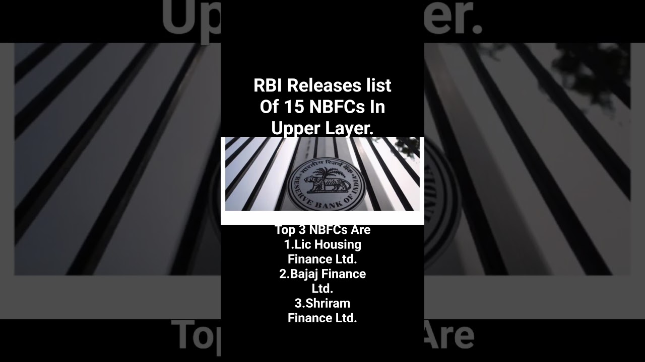 RBI Releases List Of Nbfcs#Rbi#Releases#List #Of#NBfcs#