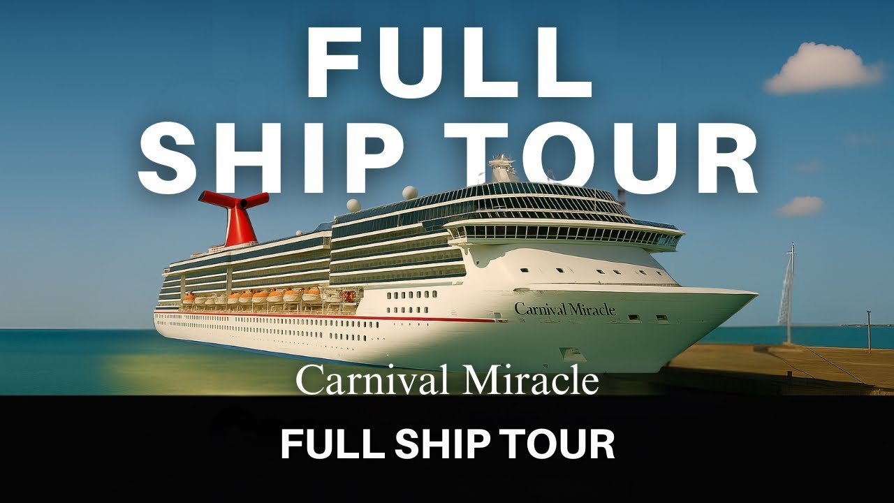 CARNIVAL MIRACLE DECK-BY-DECK TOUR 🚢 | Secret Spots, Dr. Funkenstein’s Lab & More!