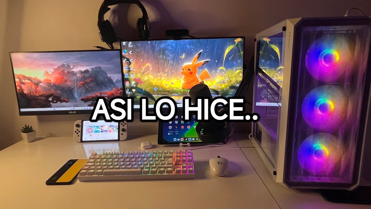 Asi arme mi SetUp gamer de 2026 en ASMR😴