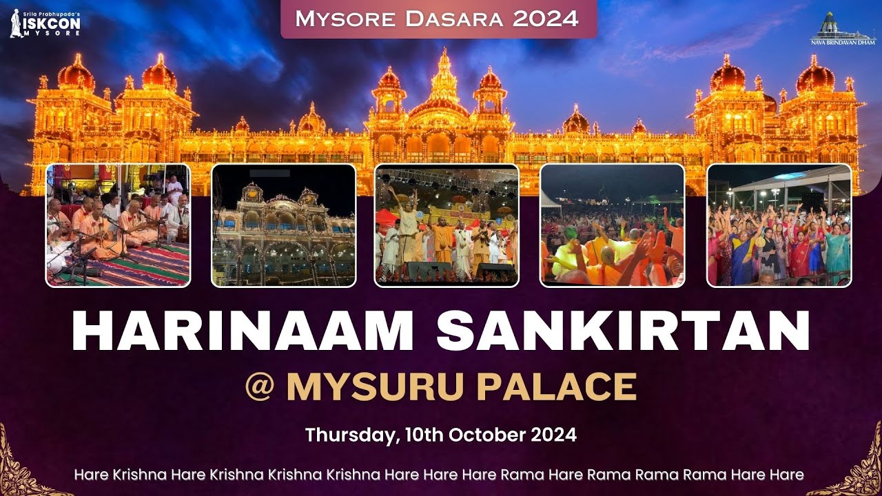 Harinaam Sankirtan at Mysore Palace | Mysore Dasara 2024