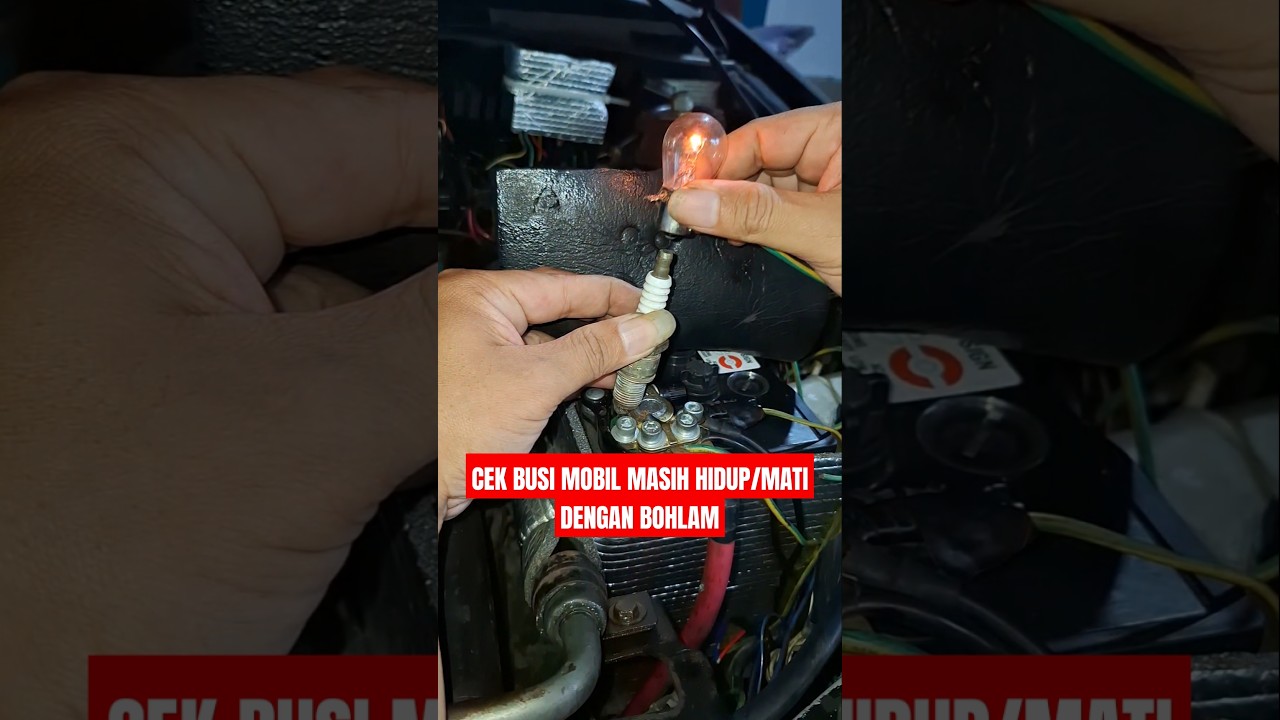 Cara Cek Busi Mobil Mati Atau Hidup.#cekbusi #busimobil #esteem #shorts #diy #amenity