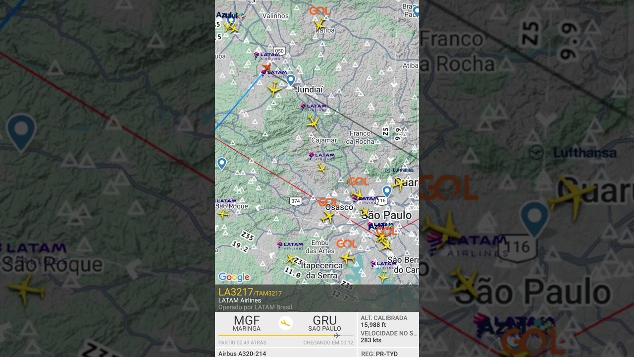 Lufthansa e Latam Parabenizam o Controlador #airplane #automobile #flying #fly 
