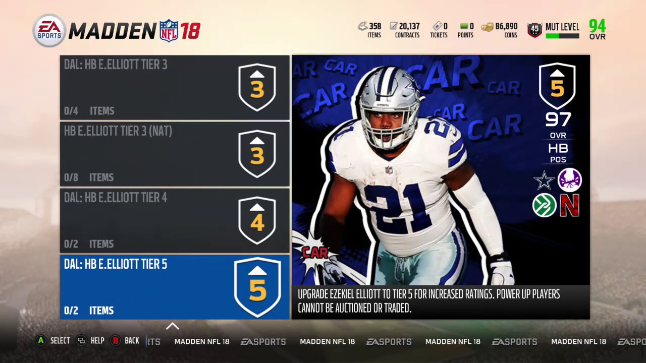 Madden 18 Ultimate Team New Power Up Sets Available For NFL Replay And Ultimate Heroes Players