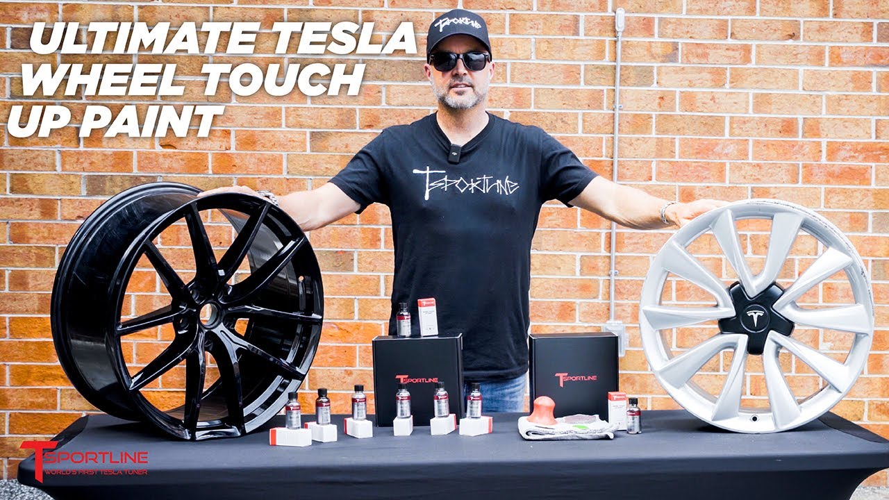 How To Fix Tesla Wheel Curb Rash Damage - DIY Wheel Touch Up Paint Repair Kits - 100% Color Matched!