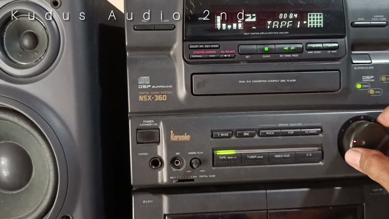 Demo Pemutar Audio CD dan Kaset Pita Aiwa NSX 360