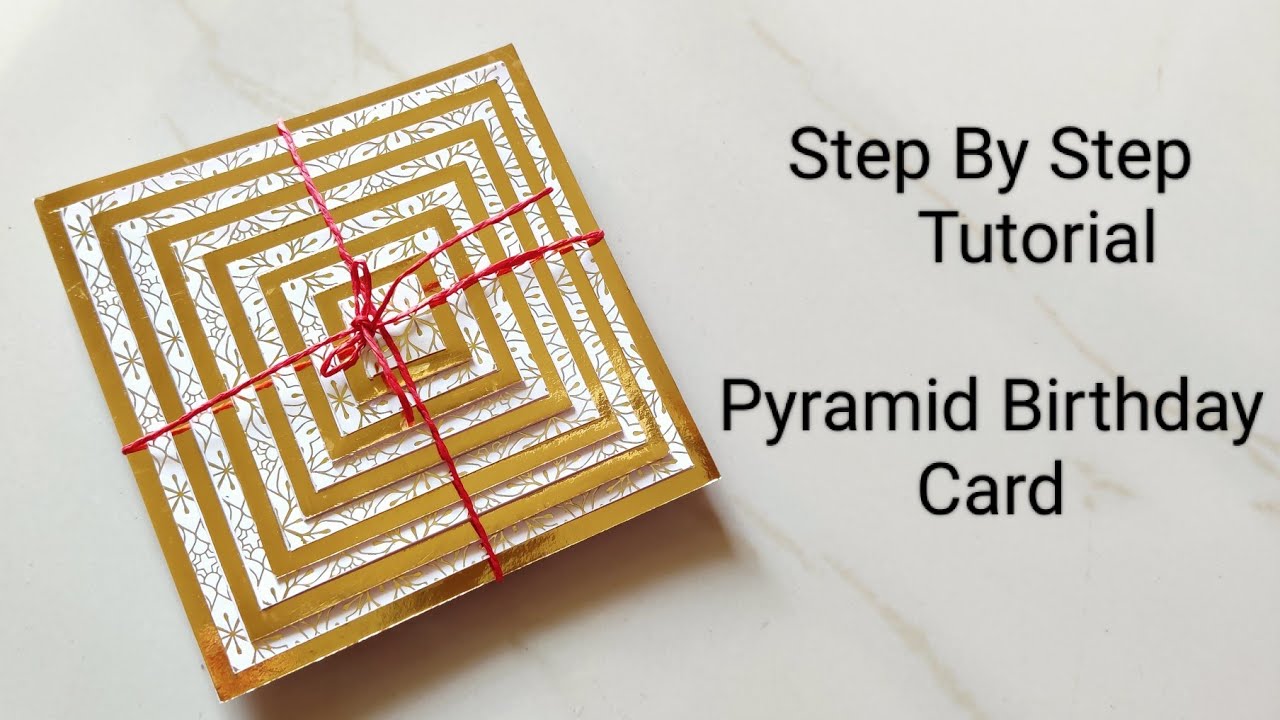 How to make  Maze card/ 3D Postcard / Pyramid card/ Best Handmade Cards