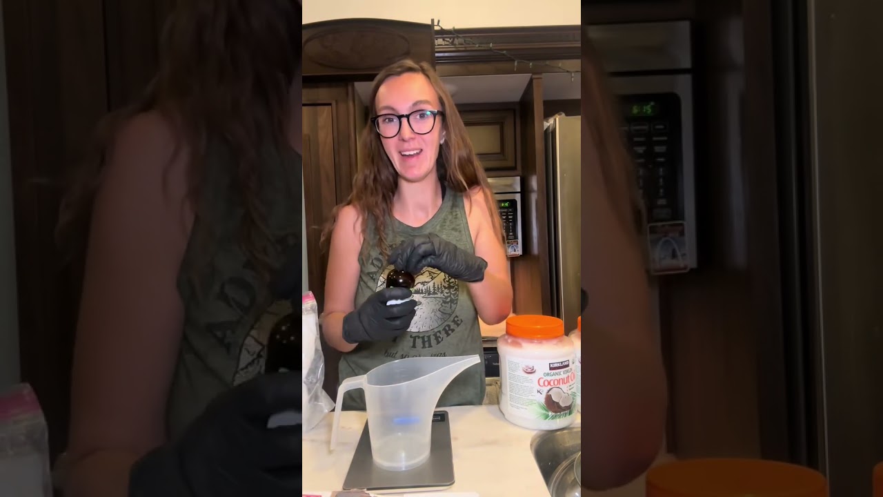 Making Solid Dish Soap - Cold Process 