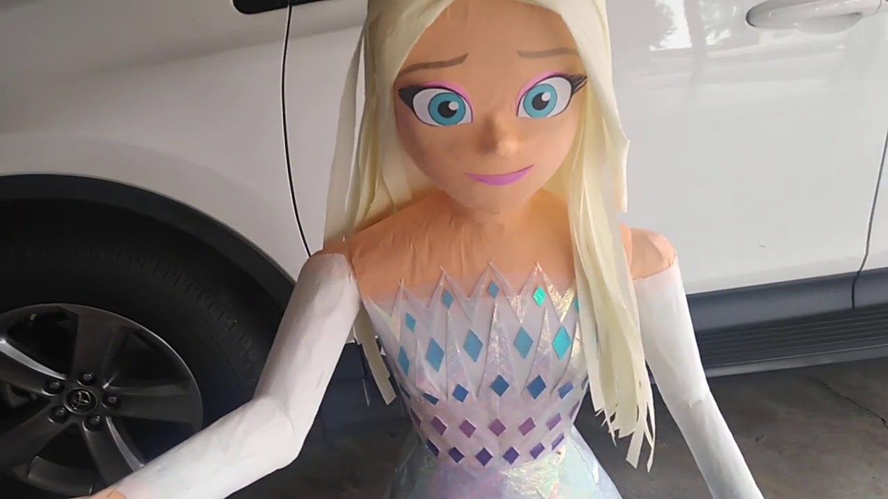 piñata de Elsa frozen 2, nuevo encargo.