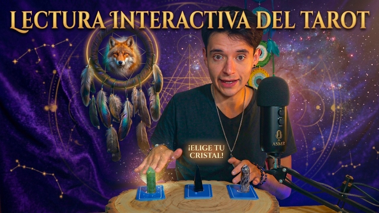 ASMR Roleplay Lectura Interactiva del Tarot - Elige una Carta - Night ASMR