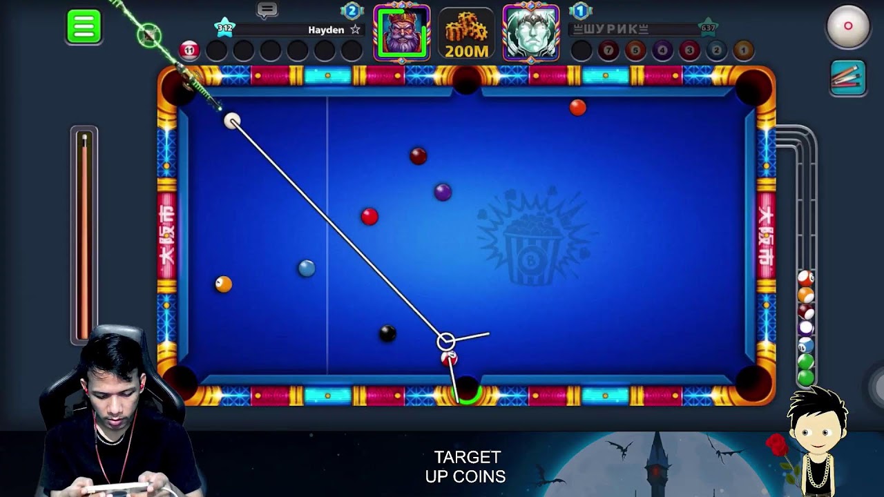8 ball pool trickshot