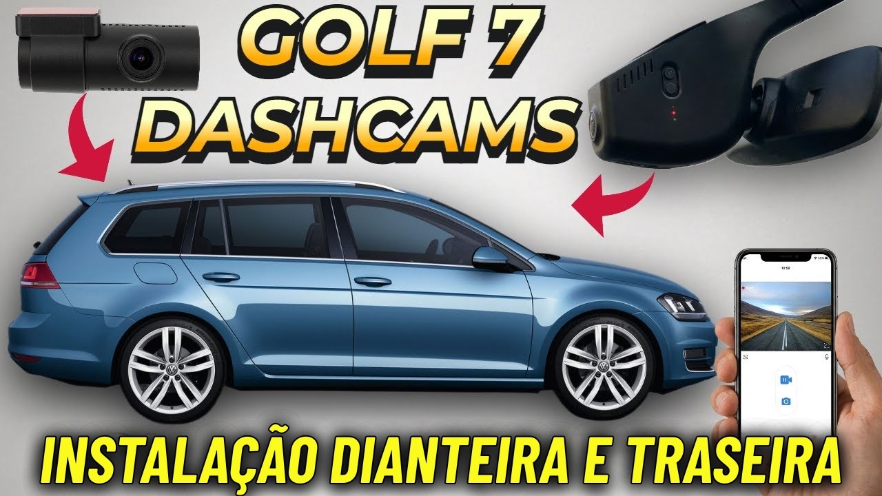 Como Instalar Câmeras de Ré e Dianteira 4K no Golf 7 Avant Station Wagon Fitcamx ✅