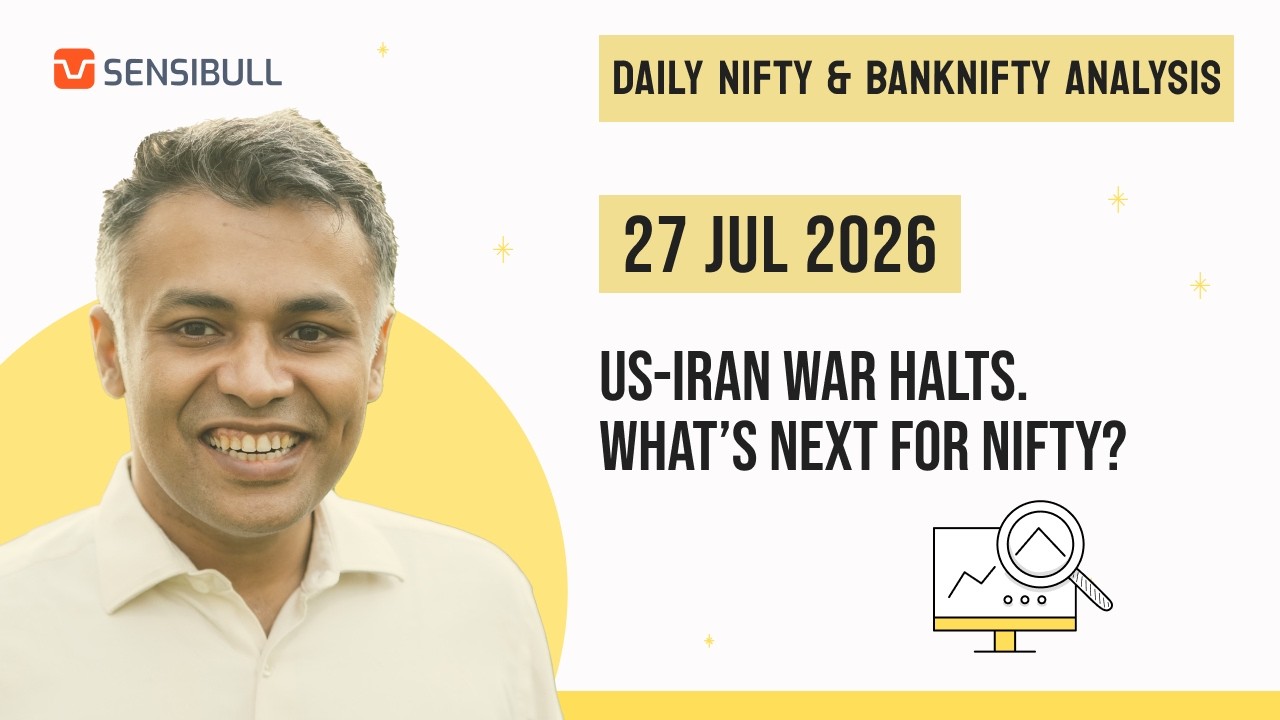 Анализ NIFTY и BANK NIFTY на завтра | Прогноз фондового рынка | 27 июля 2026 г., понедельник