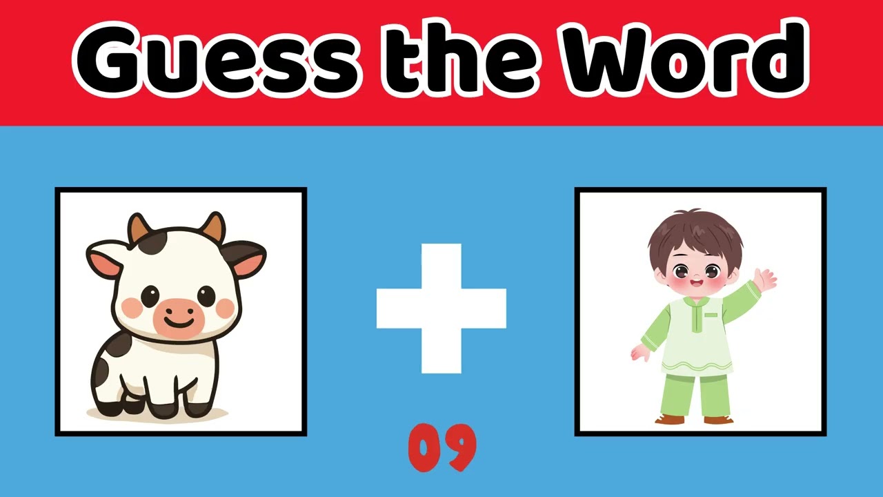 Guess the Word 🧠📸 | 12 Harder Compound Words for Kids | Fun Phonics Game | ESL