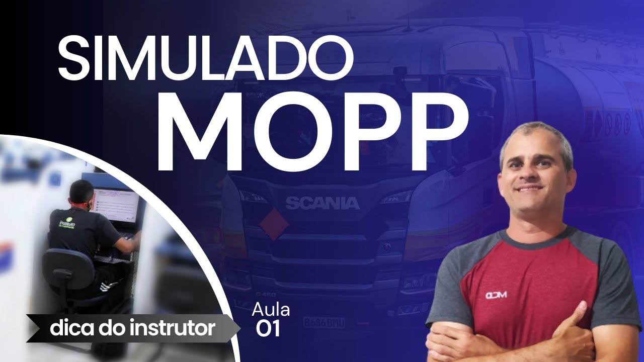 SIMULADO DE MOPP (prova do Detran) #5