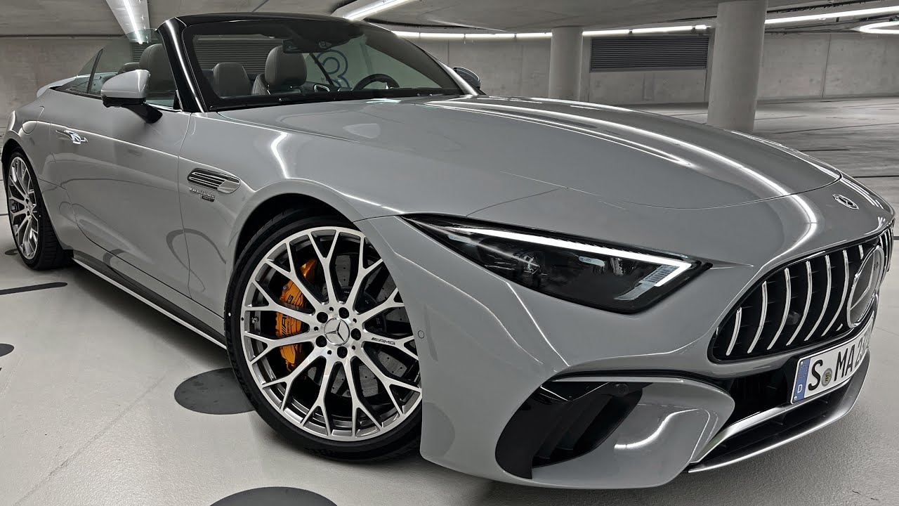 2023 Mercedes-AMG SL63 V8 +SOUND! You Cannot HATE This AMG! Interior Exterior Review