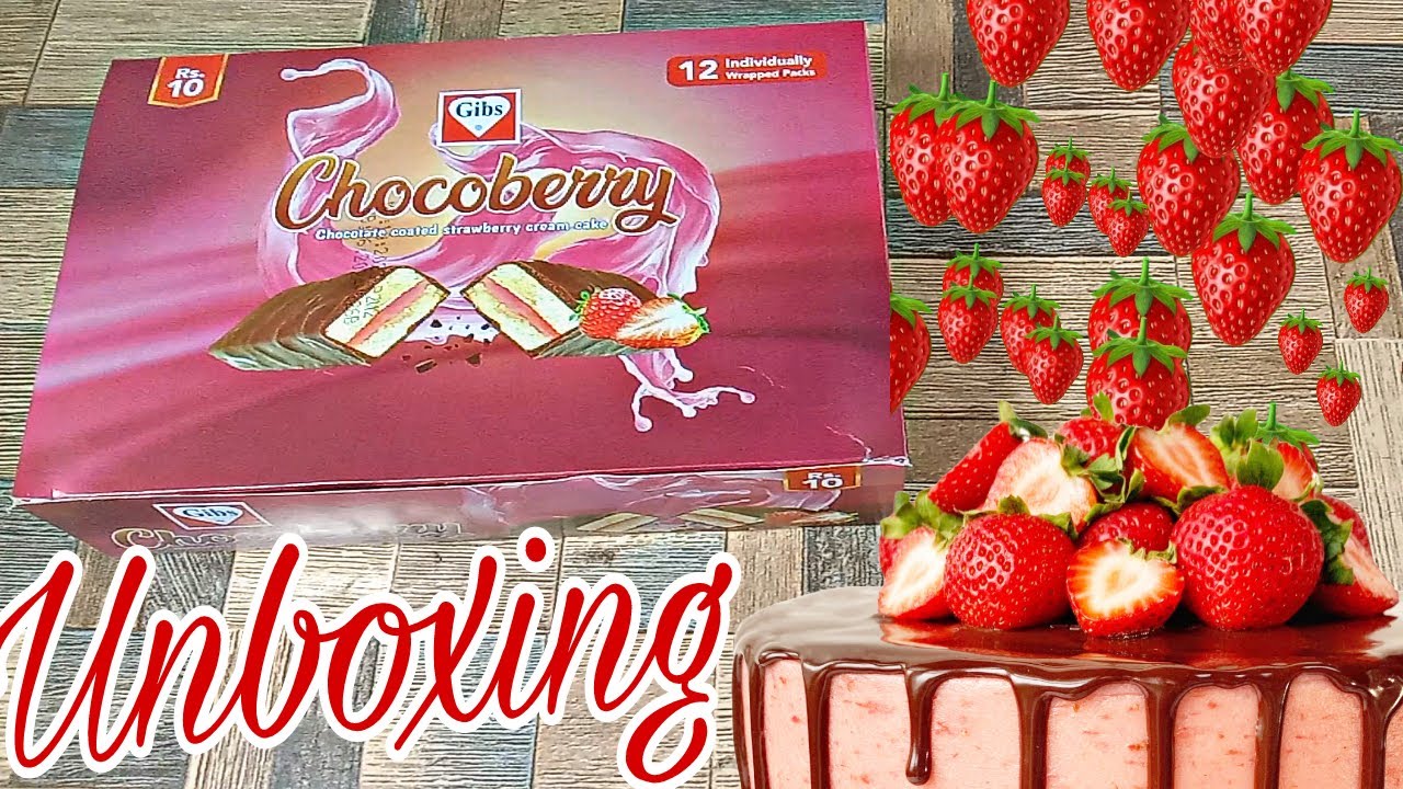 Chocoberry Chocolate Coated Strawberry Cream Cake Unboxing | Sajidali Experiments