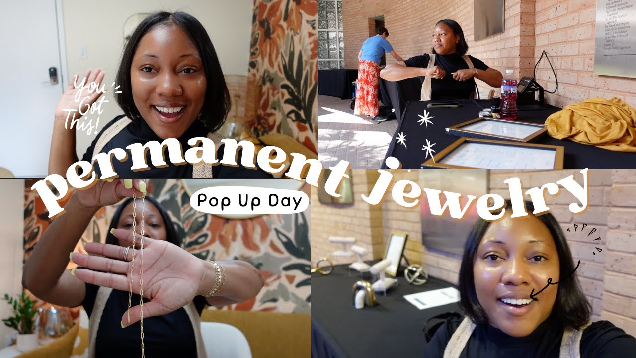 Permanent Jewelry Pop Up | Argon Setup | Is a Having a Studio Space Better than Doing Pop Ups?!