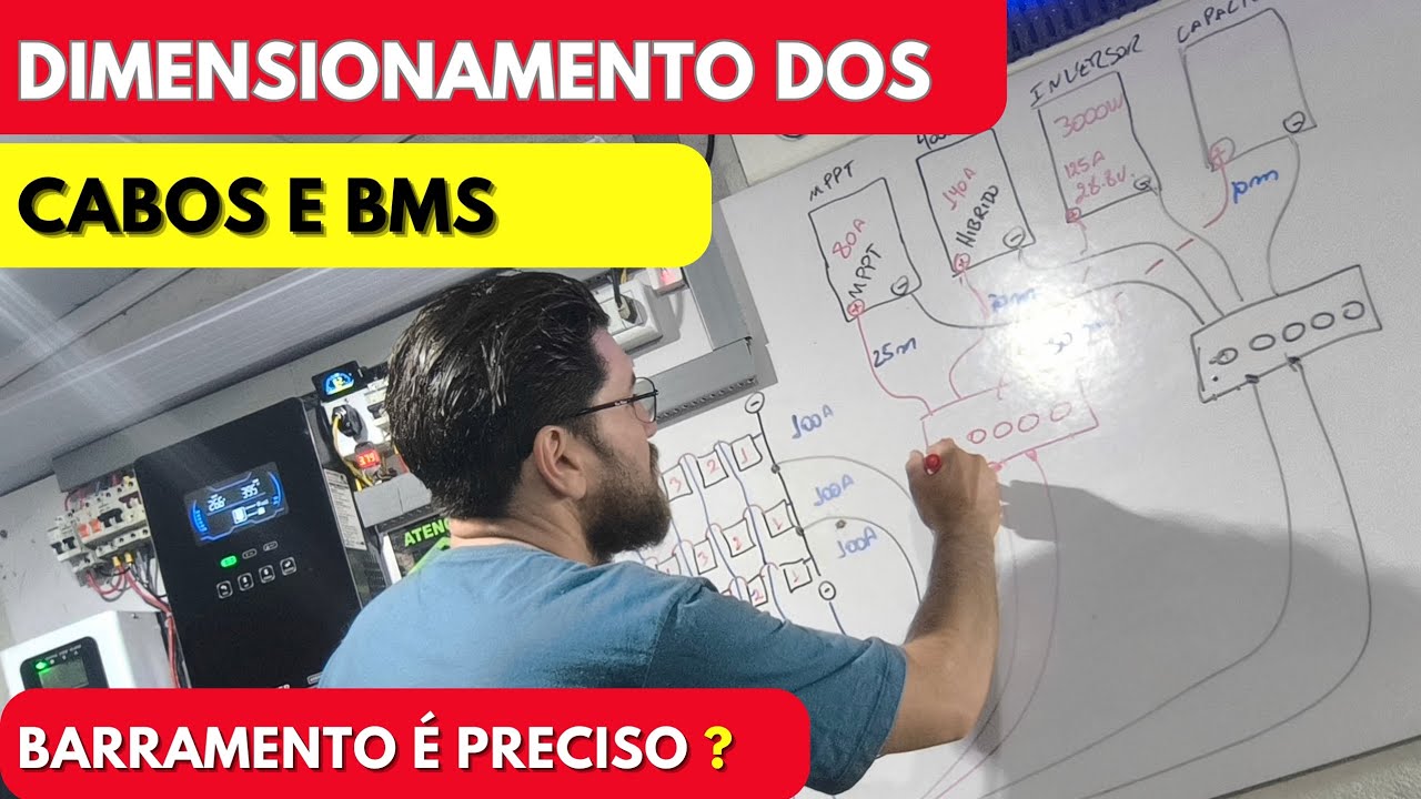 Barramento em Sistemas Off-Grid: Importância, Dimensionamento de Cabos e Instalação de BMS