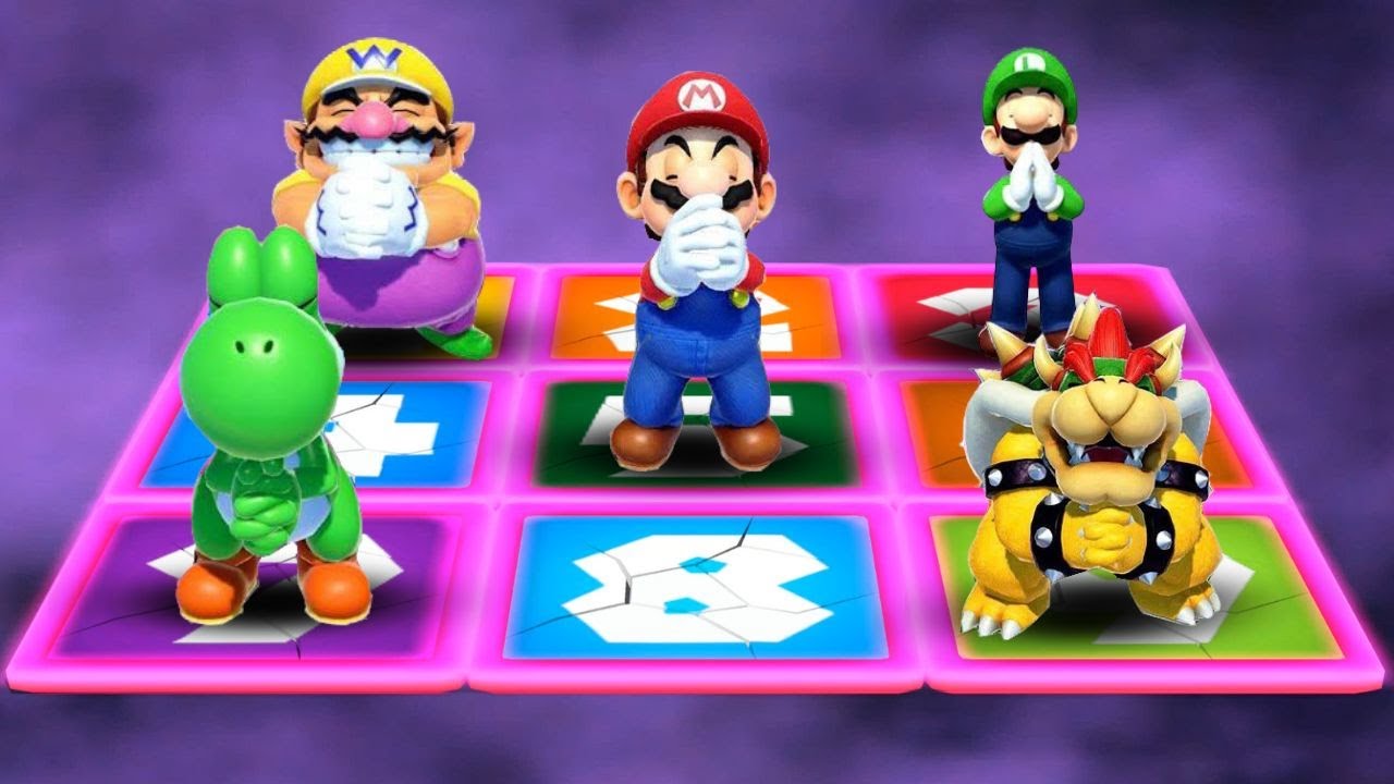 【マリオパーティ4】ミニゲーム対決！マリオ vs ルイージ vs ワリオ vs ヨッシー CPU最強たつじん！