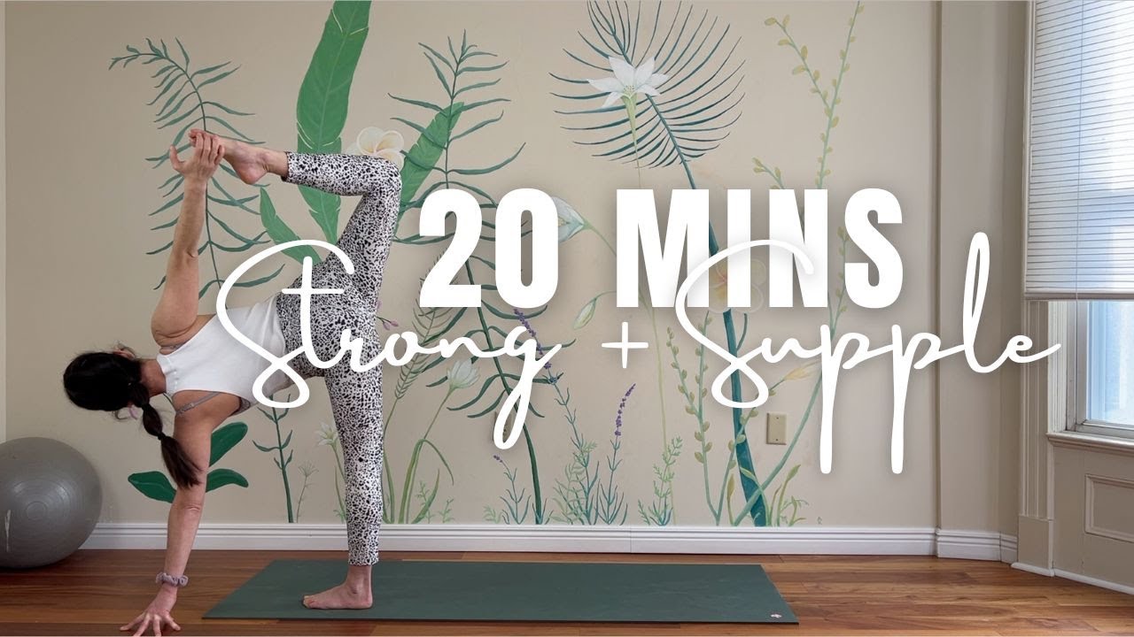 20 MINS VINYASA YOGA ⭐️ STRONG + SUPPLE ⭐️ with Leigha Butler