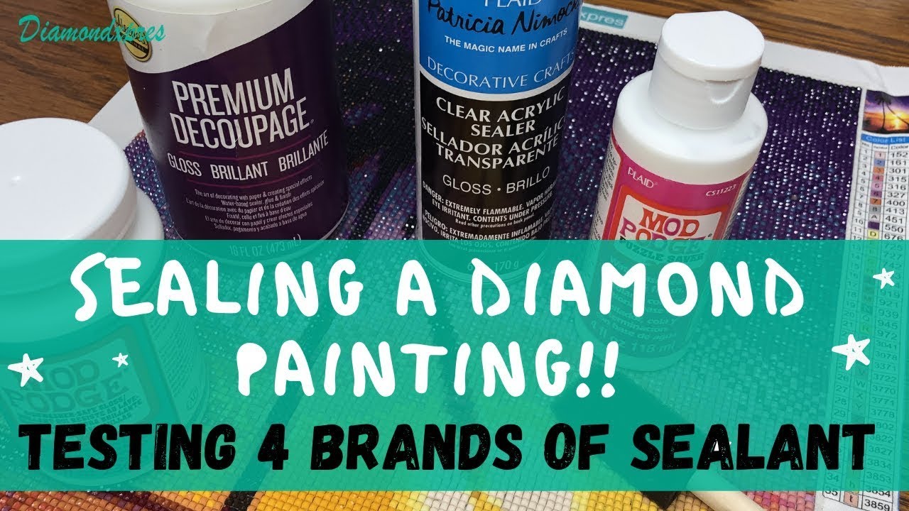 Sealing A Diamond Painting | How To Seal Diamond Art | What Should I Use To Seal My Diamond Painting