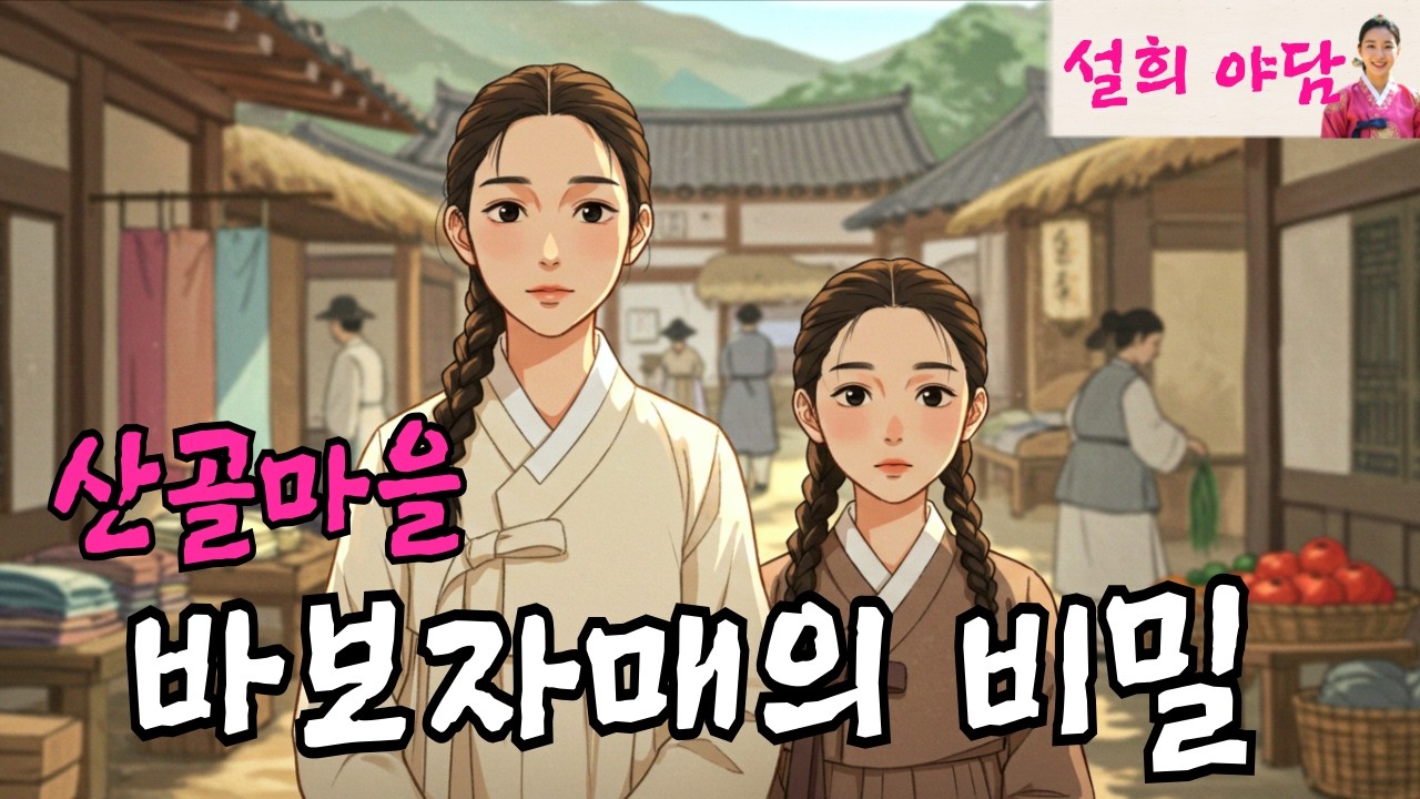 조선장터에서 흉상과 귀상을 꿰뚫어 보는 관상자매 / 야담 / 설화 / 옛날이야기