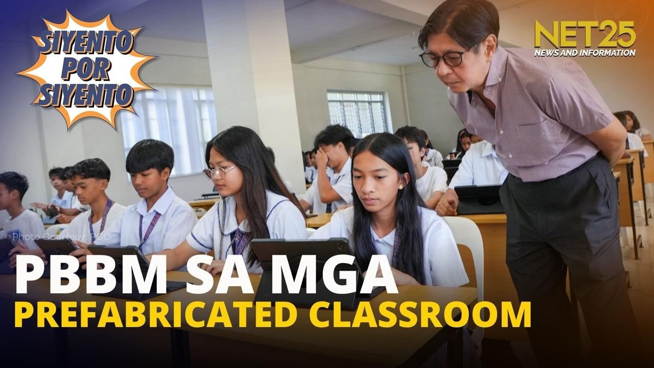 PBBM, ininspeksyon ang prefabricated classroom sa Mariveles, Bataan