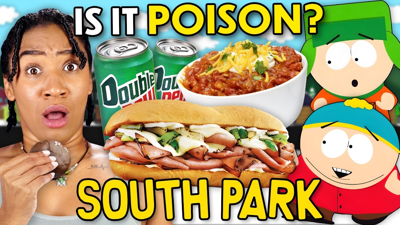 We Recreated Iconic Food From South Park... But One Of Them Is Poisoned! | People Vs. Food
