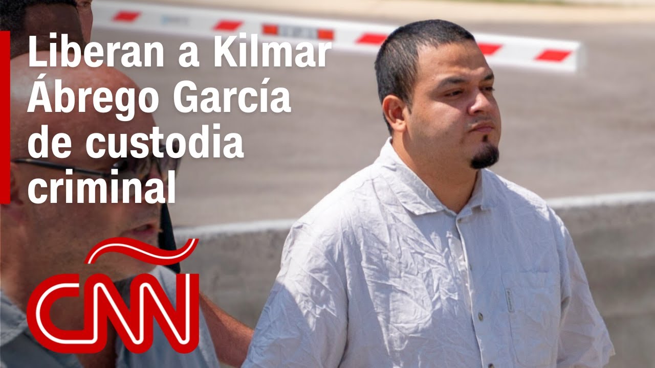 Liberan a Kilmar Ábrego García de custodia criminal en Tennessee