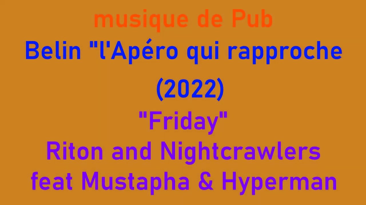 musique pub Belin l'Apéro qui rapproche 2022